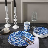 dolce gabbana casa blu mediterraneo charger plate round 31cm
