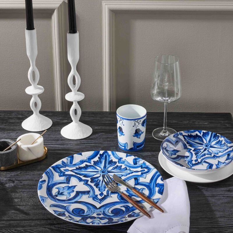 dolce gabbana casa blu mediterraneo charger plate round 31cm
