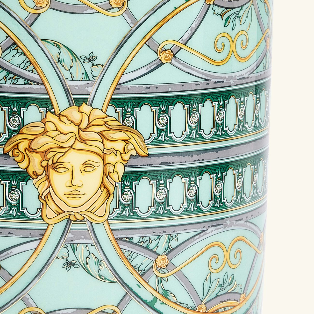 versace scala del palazzo verde vase small green
