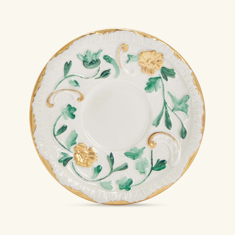 Taormina Arabic Tea Cup & Saucer Green villari taormina arabic tea cup saucer green