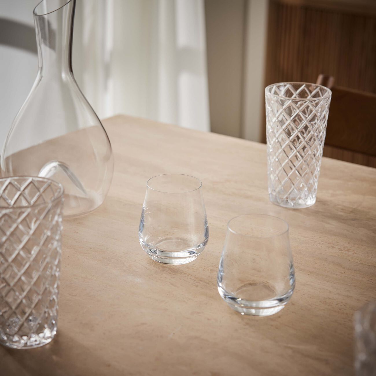 baccarat chateau tumbler clear set of 2