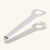 christofle oh ice tongs stainless steel