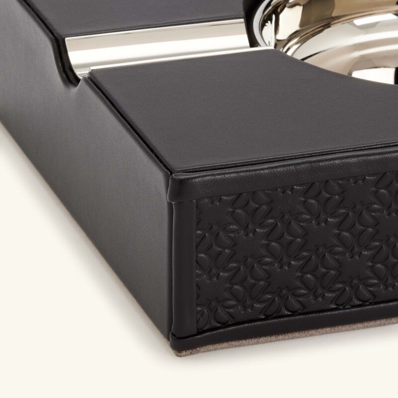 Elie Saab Monogram Ashtray Ebony giobagnara elie saab monogram ashtray ebony