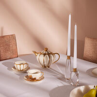 villari amour tea pot white