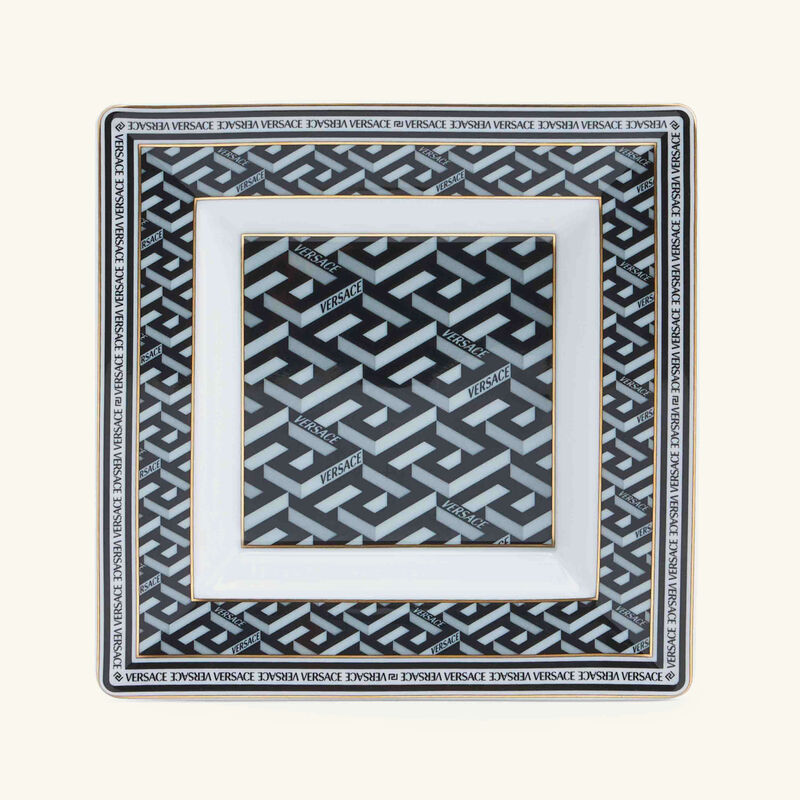versace la greca trinket tray square