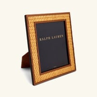 ralph lauren home bailey picture frame brown 20x25cm