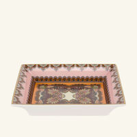 etro thistle rectangular tray pink