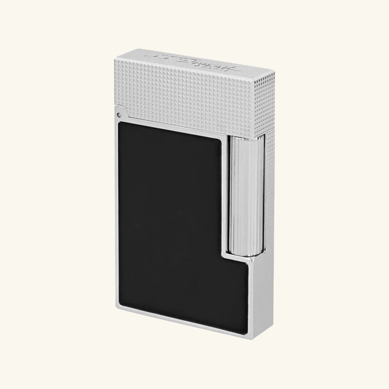 st dupont ligne 2 micro diamond lighter black