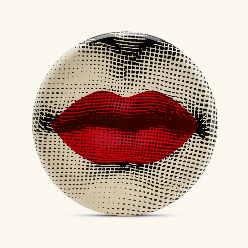 fornasetti bocca stool red