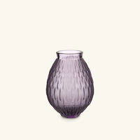 lalique vesper plumes vase small purple