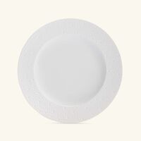 bernardaud ecume soup plate round white 22cm
