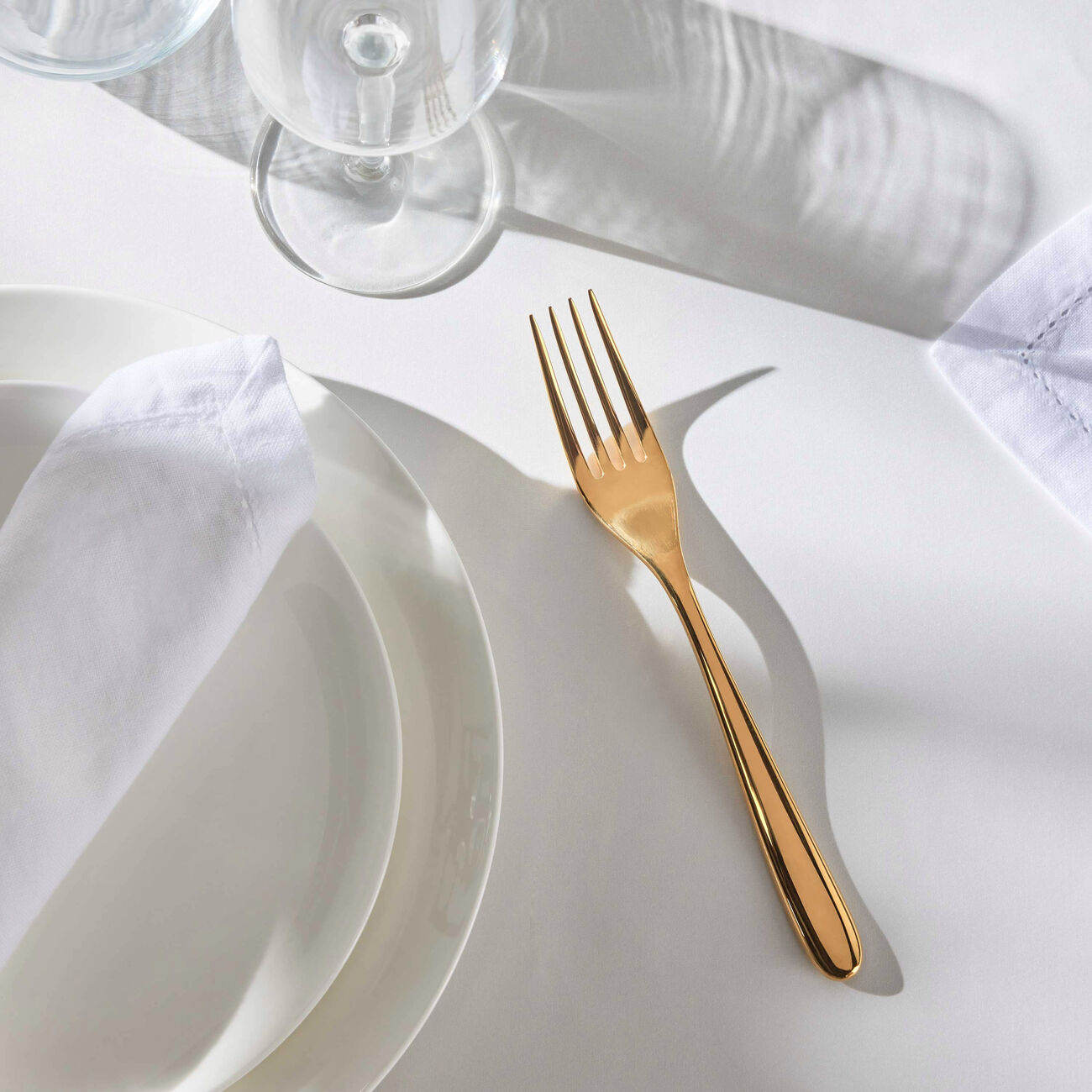 l ame de christofle table fork gold
