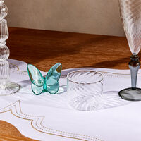 baccarat papillon lucky butterfly figurine mini turquoise
