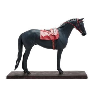 English Purebred Horse Sculpture, medium