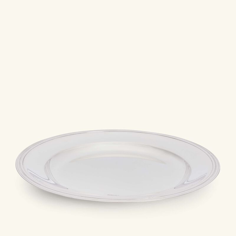 christofle albi serving platter round silver 40cm