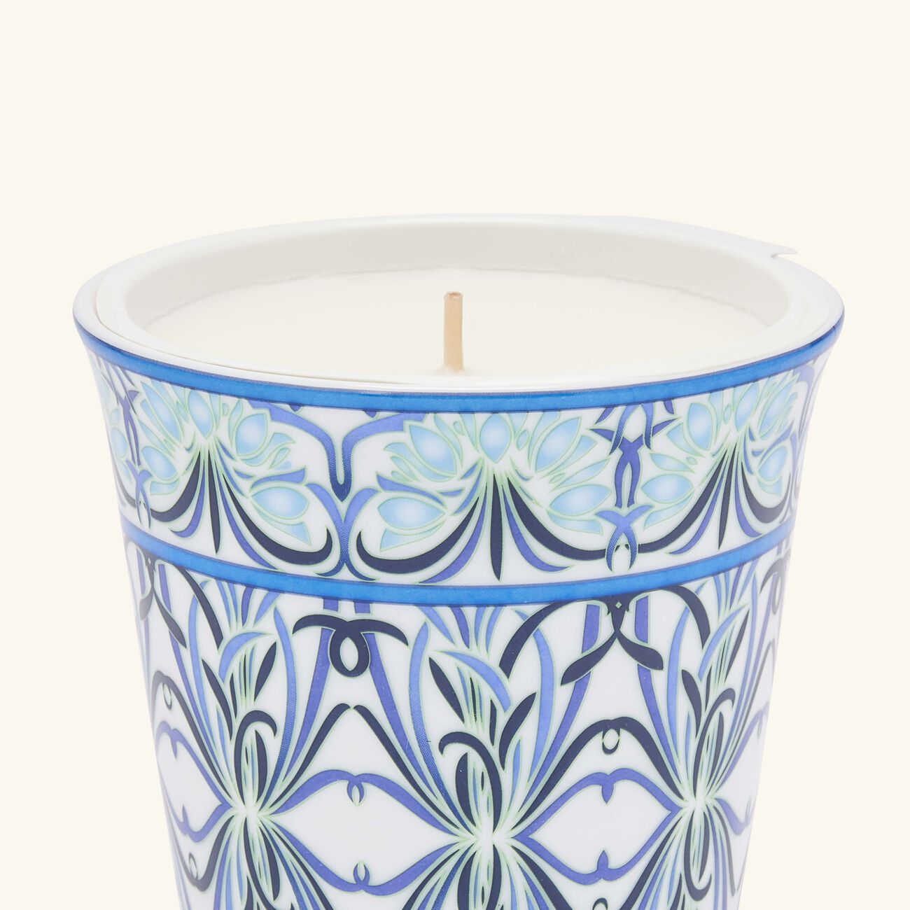 bernardaud bettina bleu tumbler with candle