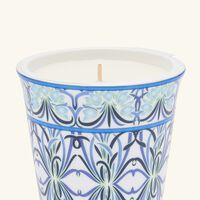 bernardaud bettina bleu tumbler with candle