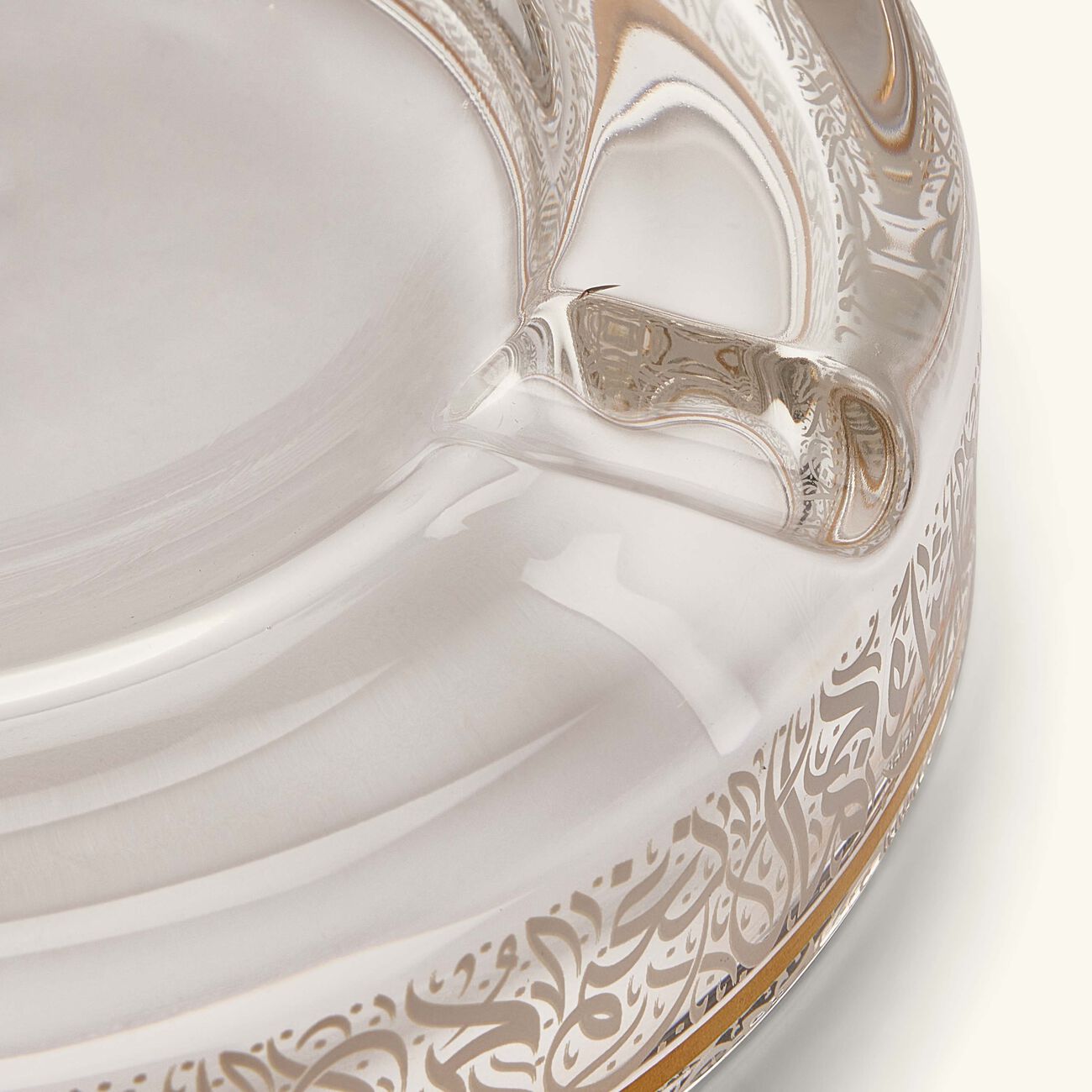 dimlaj nagham ashtray round small gold