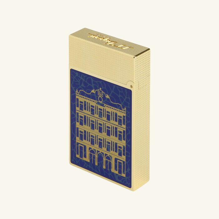 st dupont ligne 2 partagas lighter blue