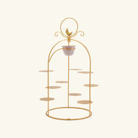 فيلاري قاعدة المعجنات وحامل فناجين القهوة بيكوك إكسترافاجانزا باللون الذهبي