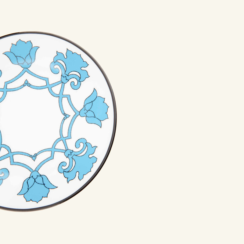 pinto paris jaipur dessert plate round blue 21cm