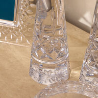 waterford lismore round candleholder clear