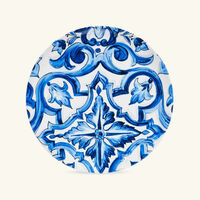dolce gabbana casa blu mediterraneo charger plate round 31cm