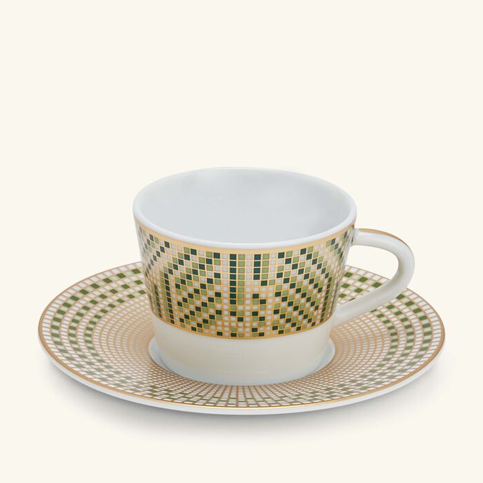 bernardaud augusta espresso cup and saucer set of 2
