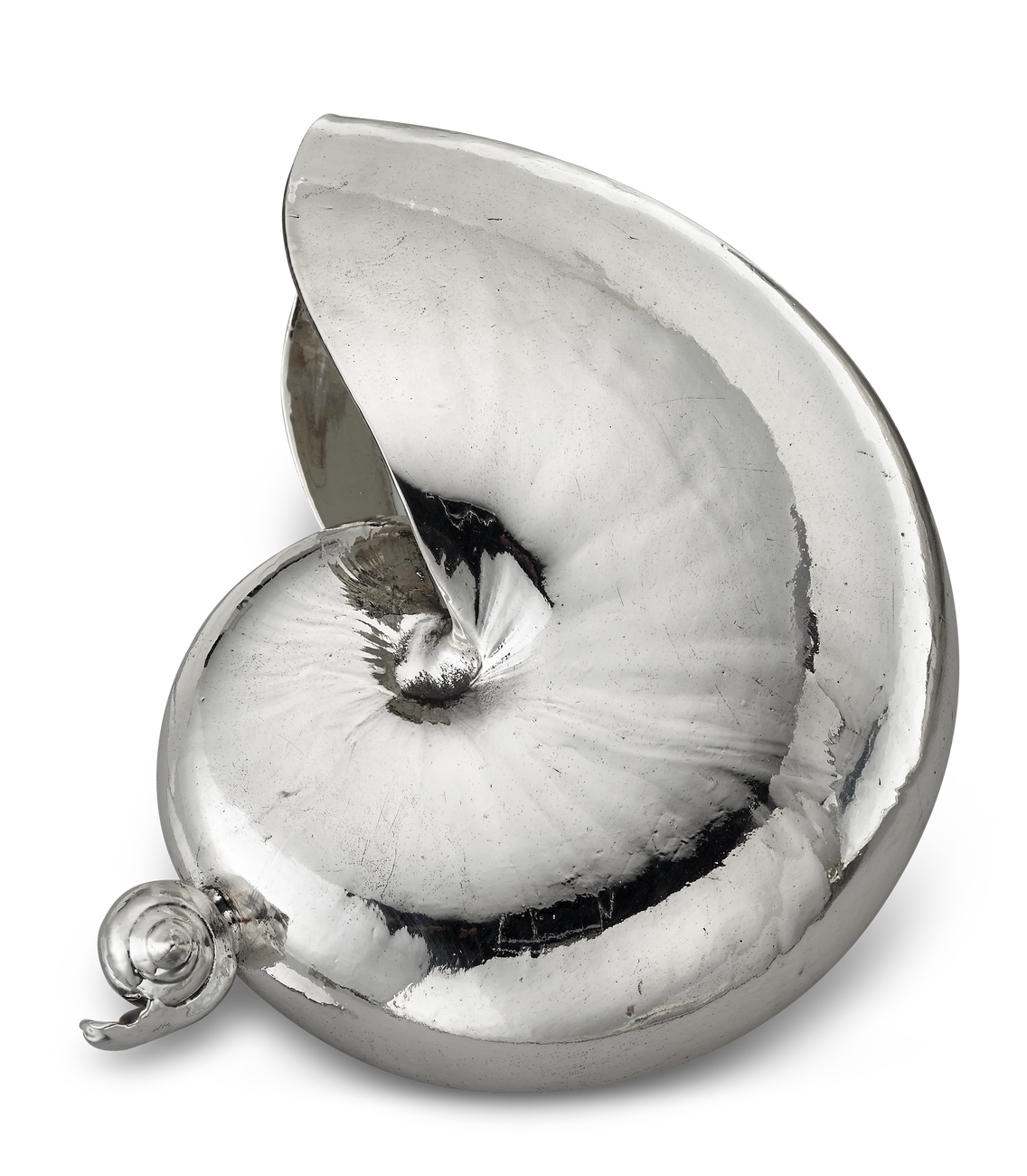 buccellati nautilus shell figurine small silver
