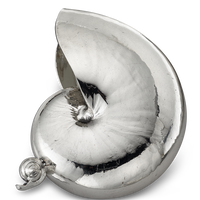 buccellati nautilus shell figurine small silver