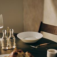 bernardaud ecume serving bowl white 24cm