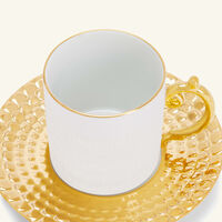 l objet aegean coffee cup saucer gold set of 2