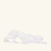 lalique zeila panther sculpture small clear