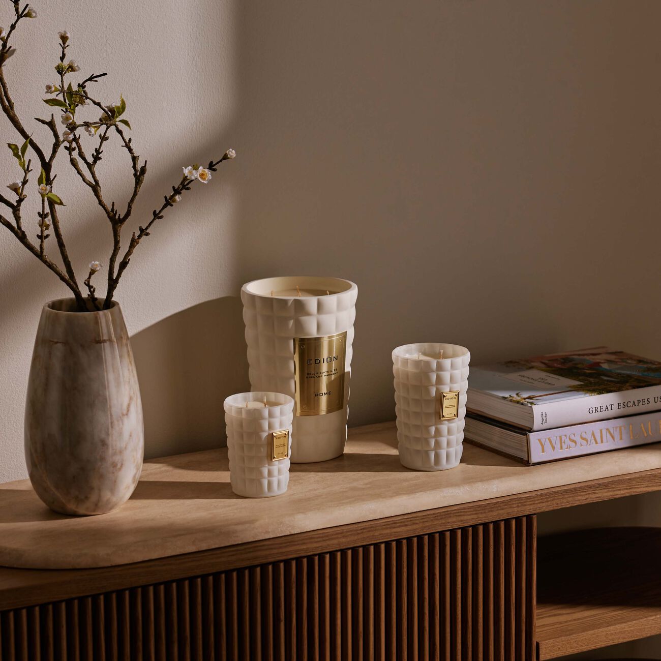 إديون الشمعة العطرية تشيلو سويت نمبر 25 جرينيد هارموني بيانكا   500 غ