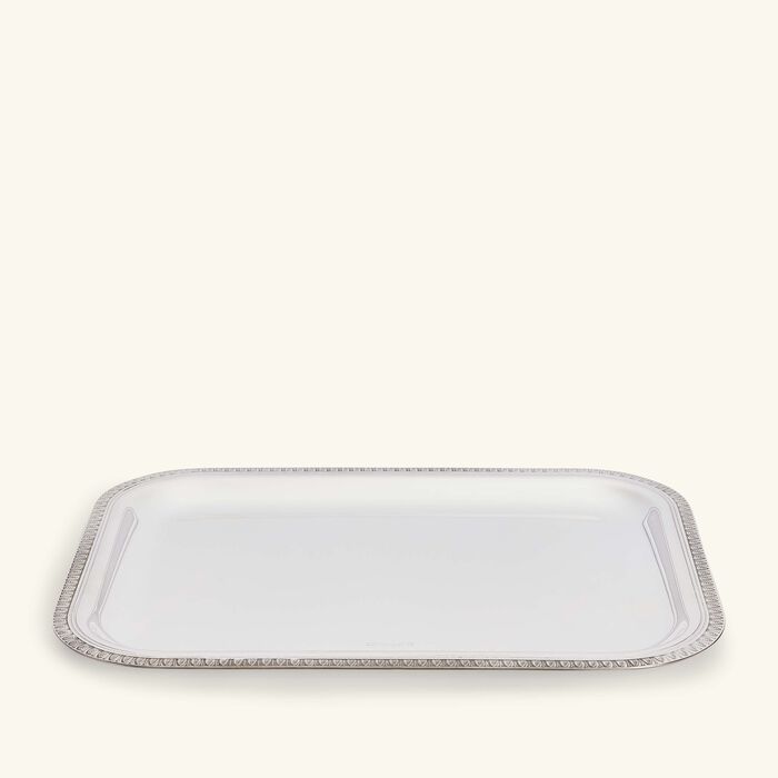 christofle malmaison serving tray rectangular small silver 26cm plated
