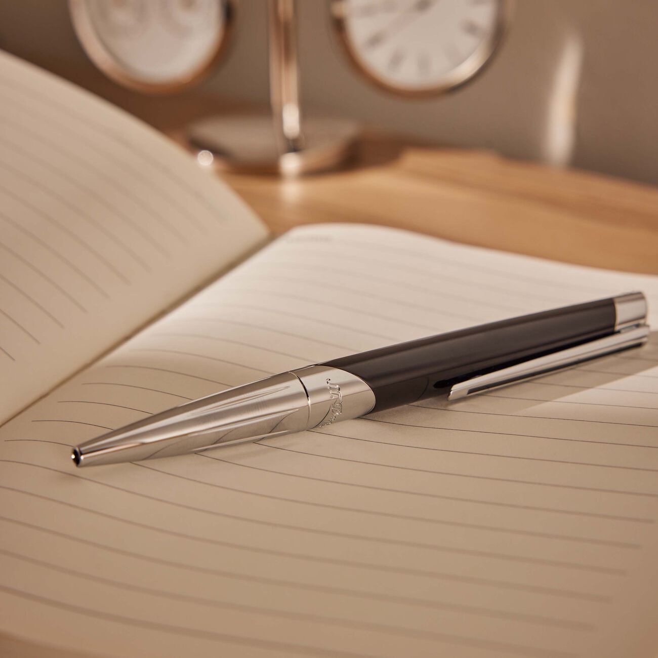 st dupont defi millennium ballpoint pen black