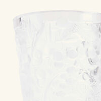 lalique merles et raisins vase small clear