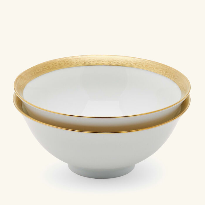 haviland r ves du nil soup bowl green set of 2