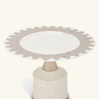 villari peacock cake stand