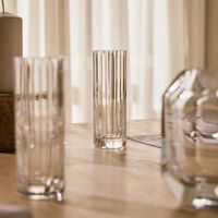 baccarat harmonie collins drinking glass clear set of 2