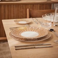 bernardaud venise dinner plate round gold 27cm