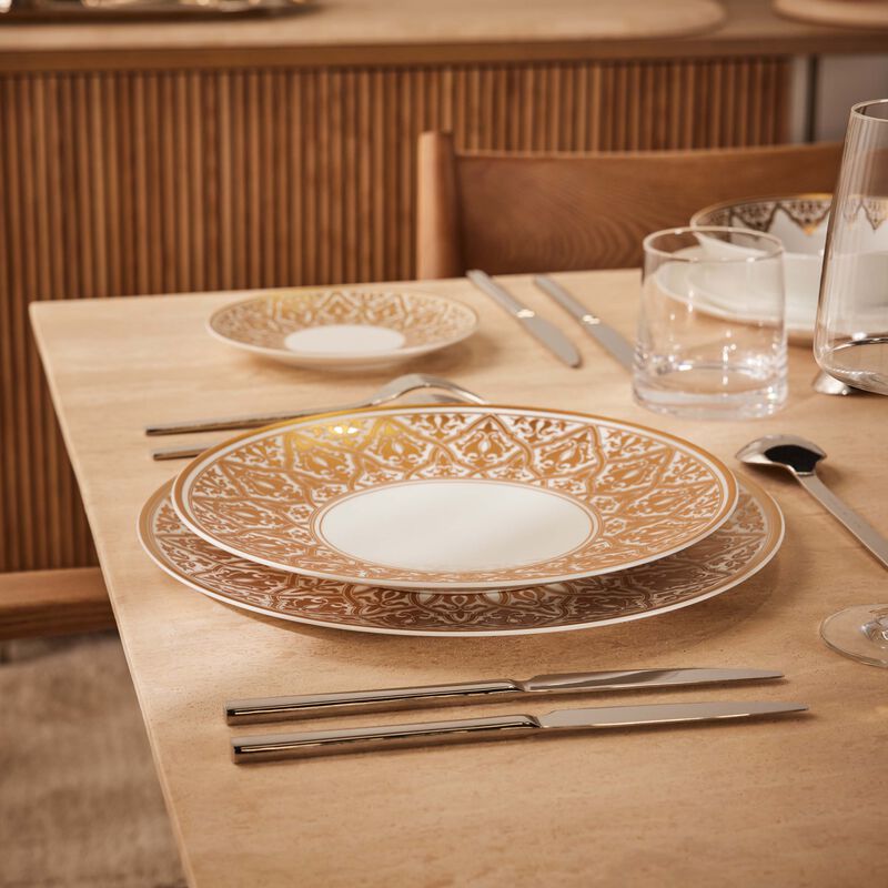 bernardaud venise dinner plate round gold 27cm