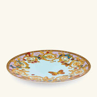 le jardin de versace charger plate round blue 33cm