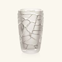 lalique terramineral magnitude vase round large clear