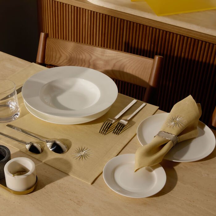 catherine denoual sunshine placemat beige
