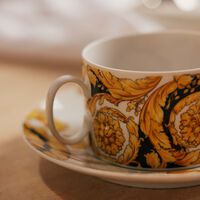 Barocco 92 Tea Cup & Saucer versace barocco 92 tea cup   saucer