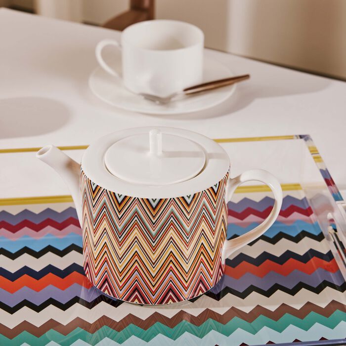 missoni home zigzag tea pot