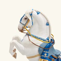 lladro spanish pure breed horse sculpture large blue limited edition