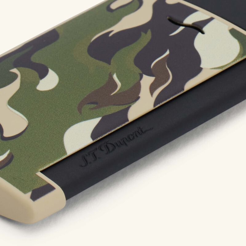 Slim 7 Lighter Camo Khaki st dupont slim 7 lighter camo khaki
