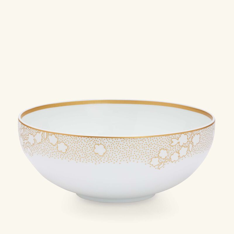 Reves Salad Bowl Gold bernardaud reves salad bowl gold